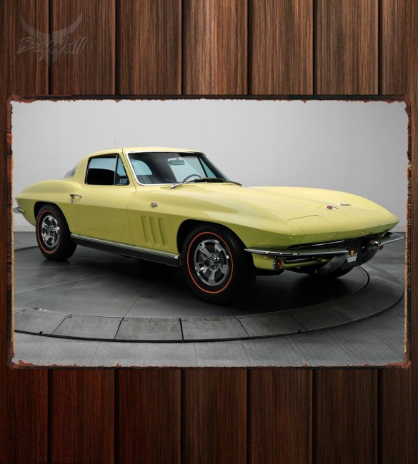 Металлическая табличка Corvette Sting Ray  201
